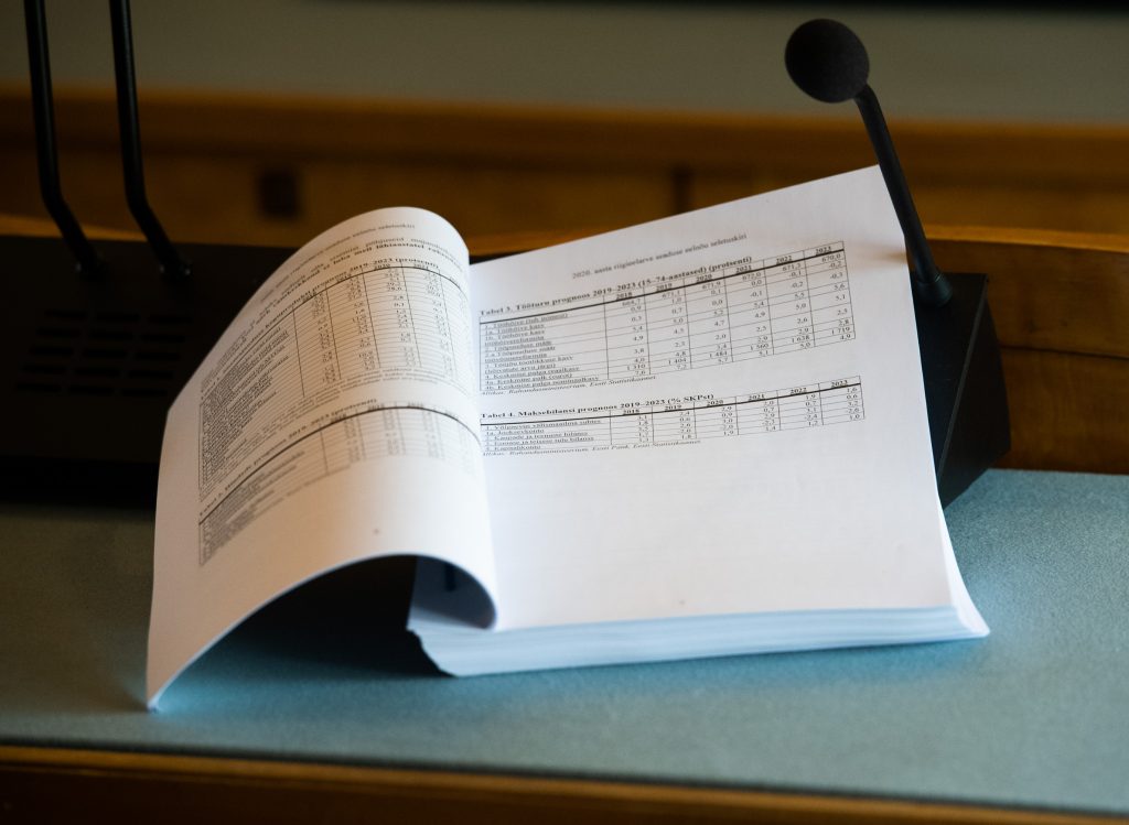 Rahanduskomisjon täpsustas riigieelarve seaduse eelnõu