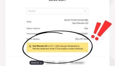 Kasulik uuendus. LHV pank hoiatab internetis ostlejaid, kui ettevõte on mustas nimekirjas