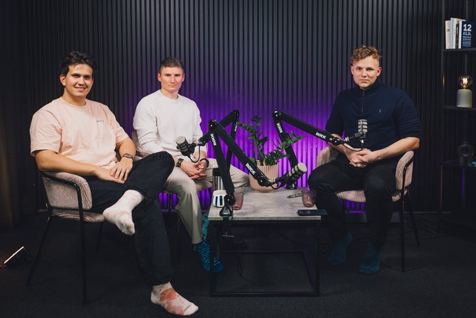 Vähist ja tervisest räägivad (vasakult) Antero Leedu, Karl Pärjamäe ja Markus Kiili.