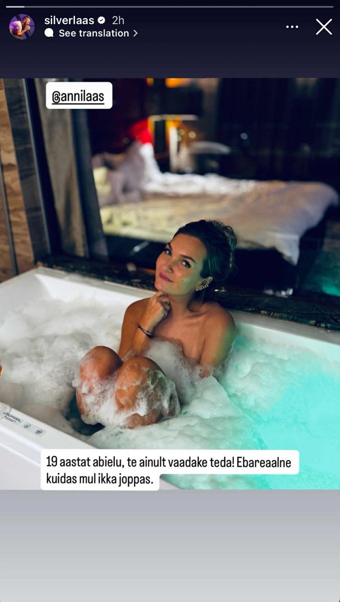 Kuvatõmmis Silveri story'st