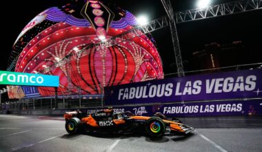 Norris võitis Las Vegases vihmase kvalifikatsiooni, Hamilton jäi viimaseks