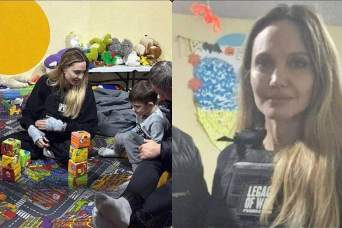 Angelina Jolie tegi ootamatu visiidi Hersonisse: ta saabus Ukrainasse jalgsi ja ette hoiatamata