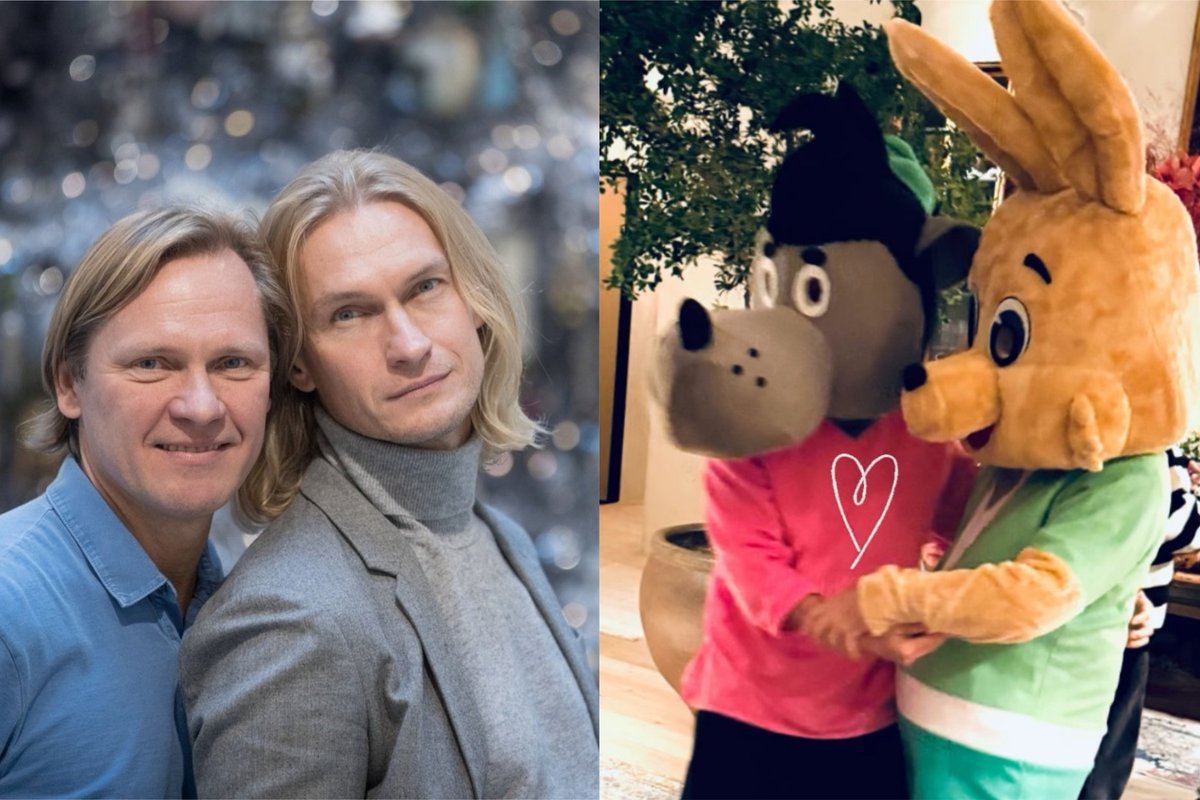 FOTO | Mart Haber ja Taivo Piller kehastusid oma kaksikute sünnipäeval multika „Oota sa!“ tegelasteks