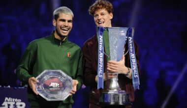 Sinner alistas ATP finaalturniiri tiitlimatšis kahe suure vastasseisus Alcarazi