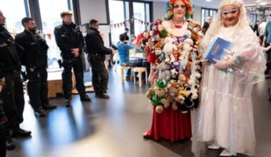 Drag queenid lugesid Saksa lastele ette - politsei kaitse all