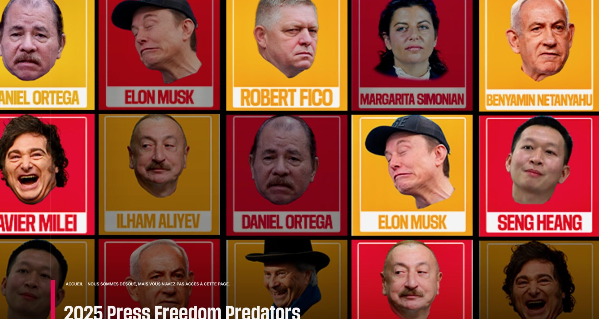 Piirideta Reporterid: Fico, Musk ja Milei pälvisid “pressivabaduse kiskja” tiitli