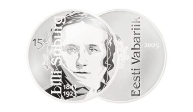 Eesti Pank annab välja Lilli Suburgile pühendatud hõbemündi | Pressiteated