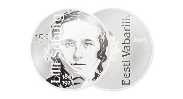 Eesti Pank annab välja Lilli Suburgile pühendatud hõbemündi | Pressiteated