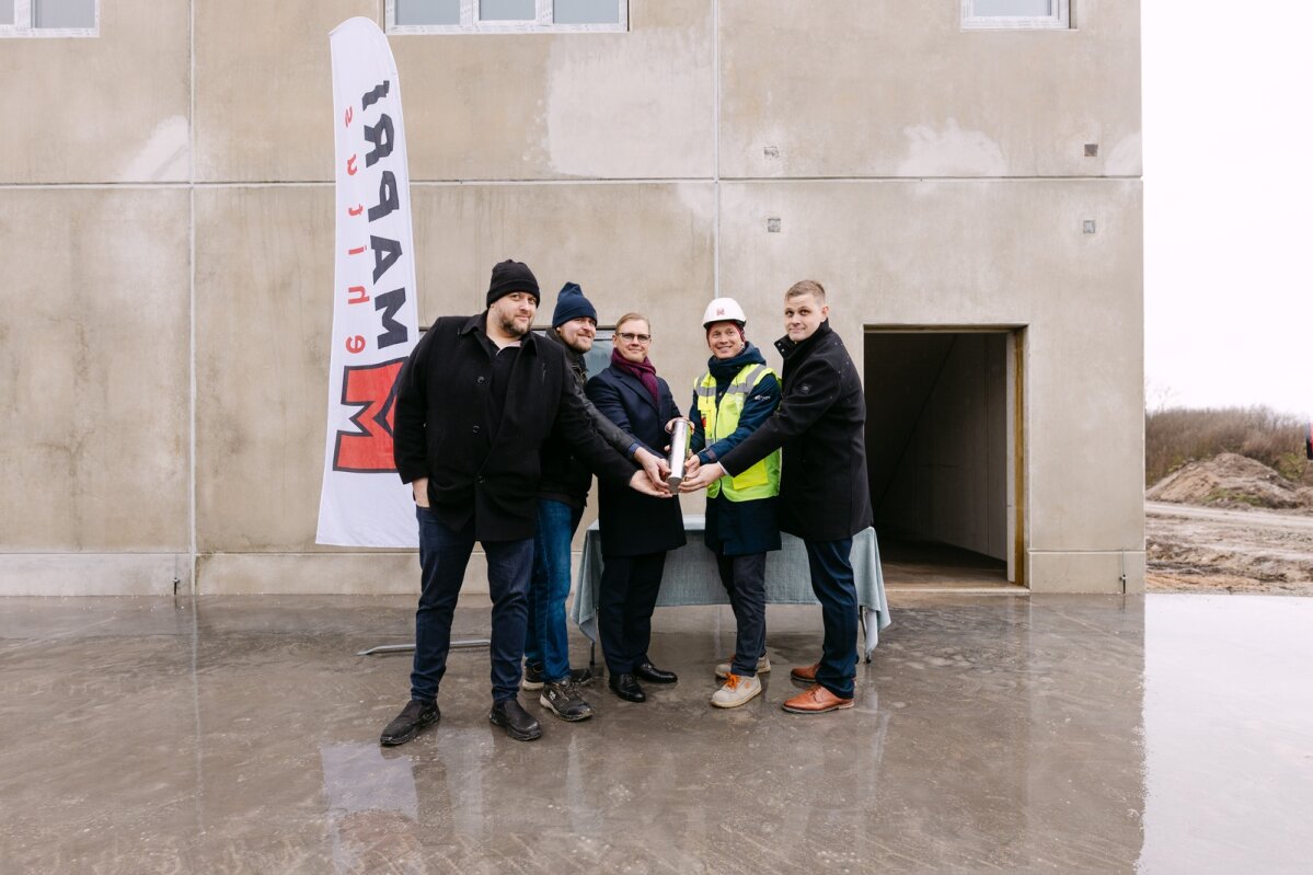 Galerii: Saaremaa biogaasijaamale pandi nurgakivi