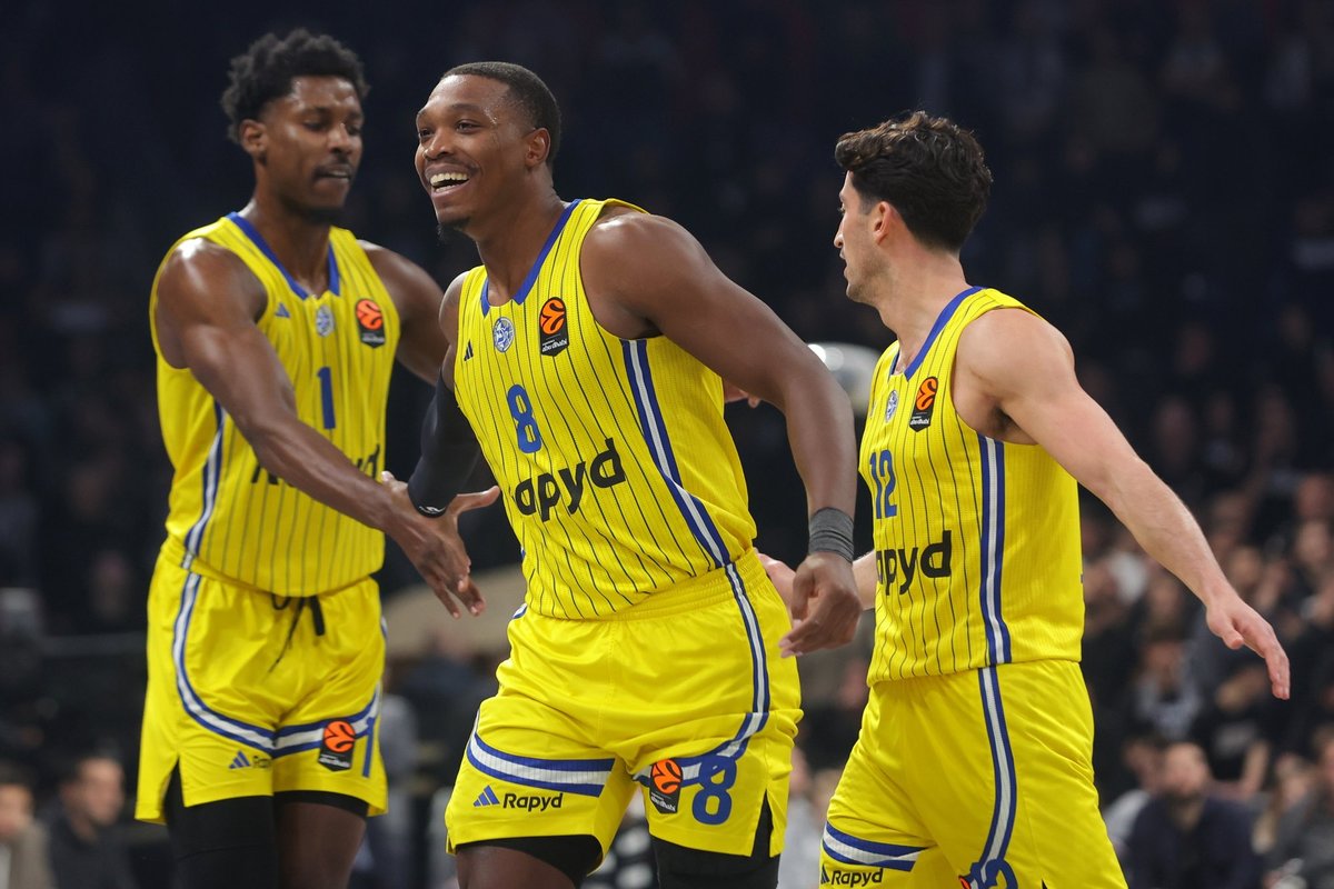 Maccabi jätkas Euroliigas võiduseeriat, Monaco alistas lähirivaal Reali