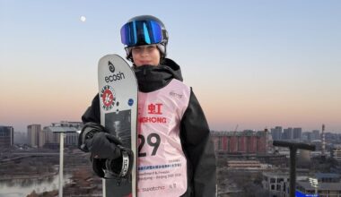 Lumelaudur Laura Anga sai jäistes oludes peetud Pekingi MK-etapil 26. koha