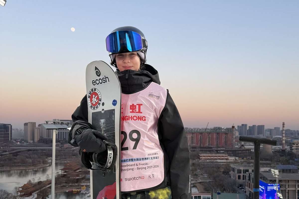 Lumelaudur Laura Anga sai jäistes oludes peetud Pekingi MK-etapil 26. koha