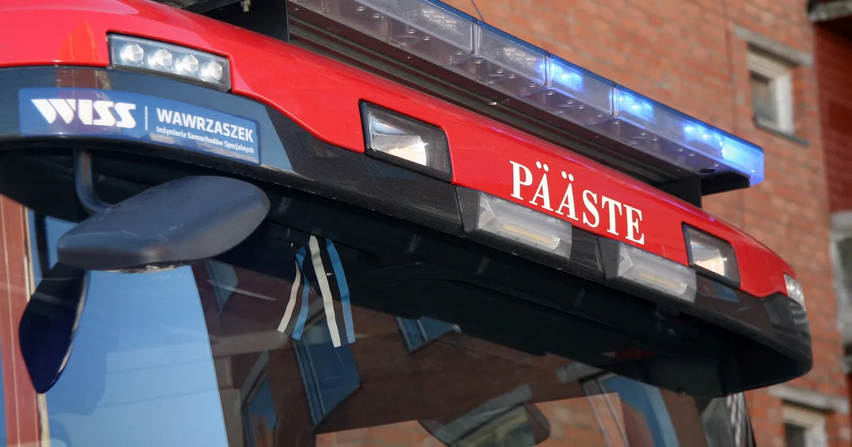 Kohtla-Järve korterelamus puhkenud tulekahjus said tervisekahjustusi viis inimest