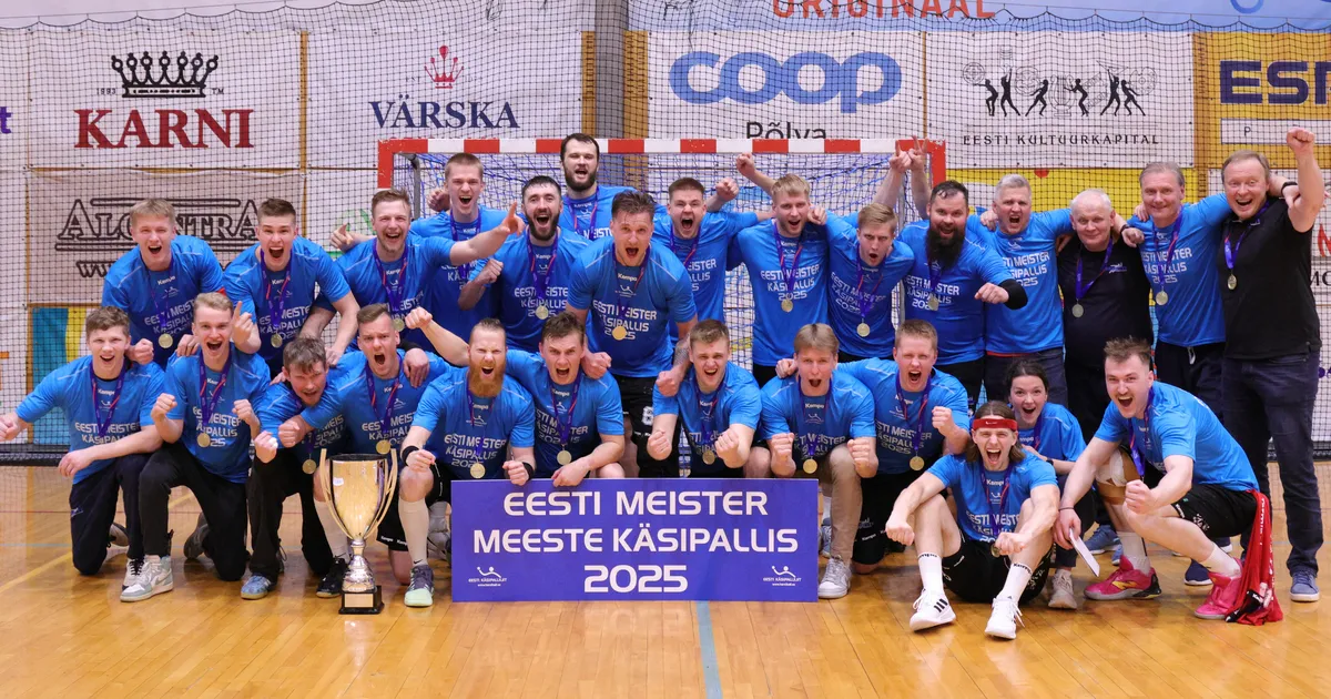 25 SPORDIHETKE ⟩ Põlva Serviti tuli 10. korda järjest Eesti meistriks