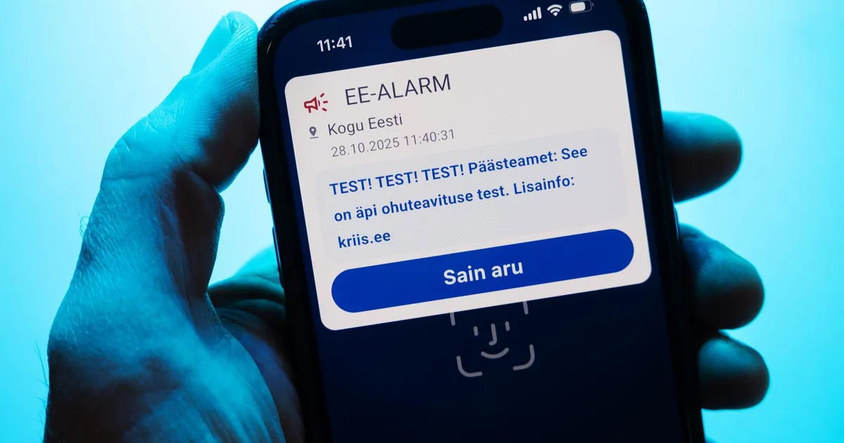 10. detsembril toimub ohuteavituse järjekordne üleriigiline test