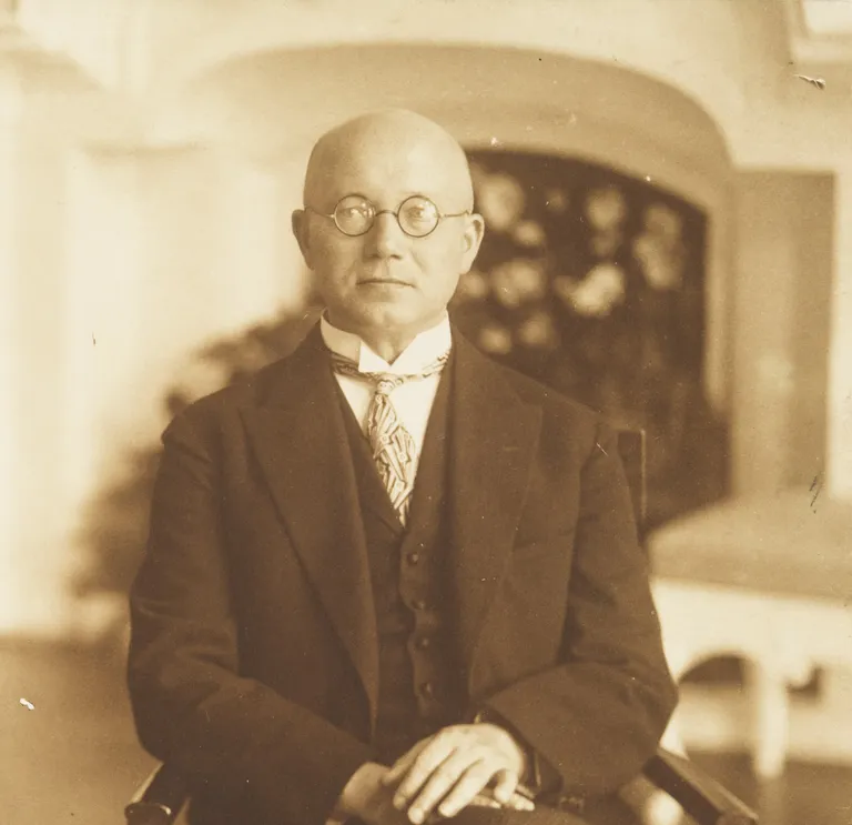 Riigikogu esimene esimees Otto Strandman. 1919.