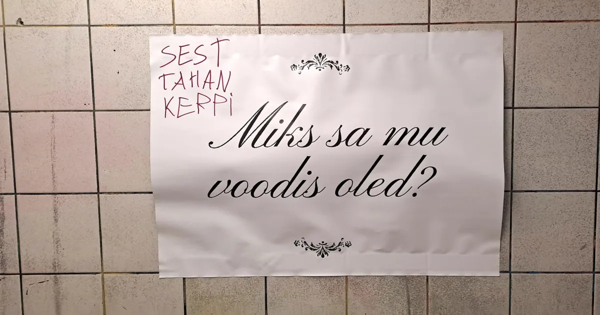 Kalamaja avalikul näitusel on tööde kallal juba vandaalitsetud