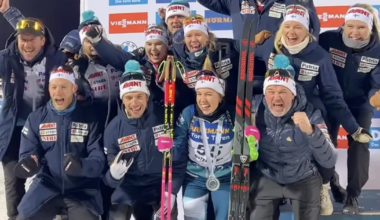 VIDEO ⟩ «Sa sõidad võidu peale, Sonja!» Eesti määrdemehed aitasid Soome laskesuusataja poodiumile