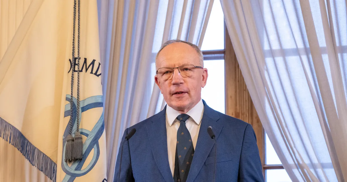 Tartu ülikooli rektor Toomas Asser pälvis Karl Schlossmanni medali