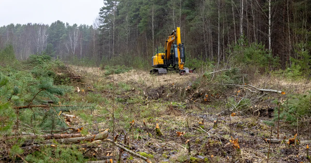 SKEEMID JA PILDID ⟩ Rail Balticu koridori raadamistööd muudavad liikluskorraldust - Pärnu Postimees