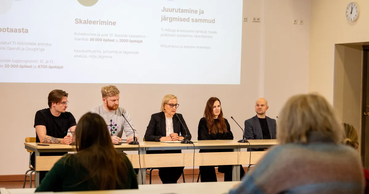 TI-hüppe tiim andis aru ja libistas katte uuelt tehisarurakenduselt