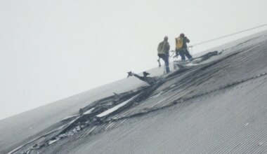 Tšornobõli tuumareaktori puruks pommitatud sarkofaag ei suuda enam kiirgust kinni hoida