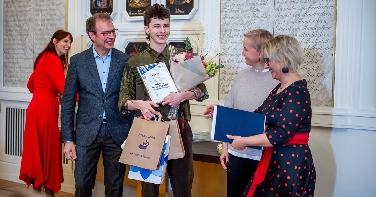 Rakendusliku kolledži õppur nimetati parimaks praktikandiks