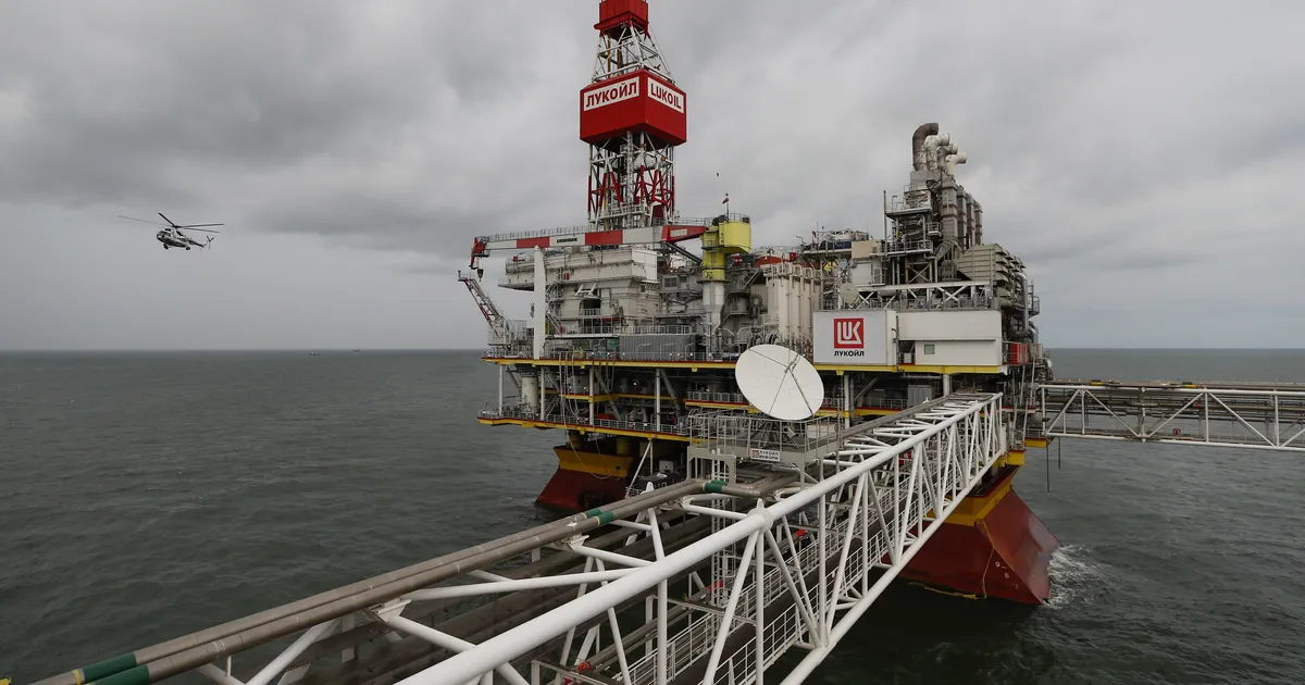 tabasime Venemaa naftaplatvormi Kaspia merel ja peatasime 20 puurkaevu töö