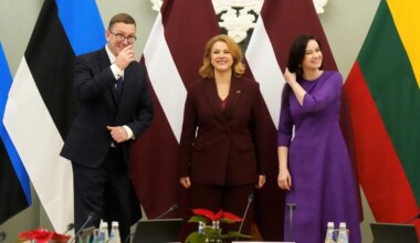 OTSEPILT ⟩ Balti peaministrid annavad Riias ühise pressikonverentsi - Postimees