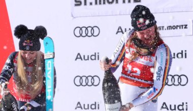 41-aastane Lindsey Vonn sihtis teist päeva järjest esikohta