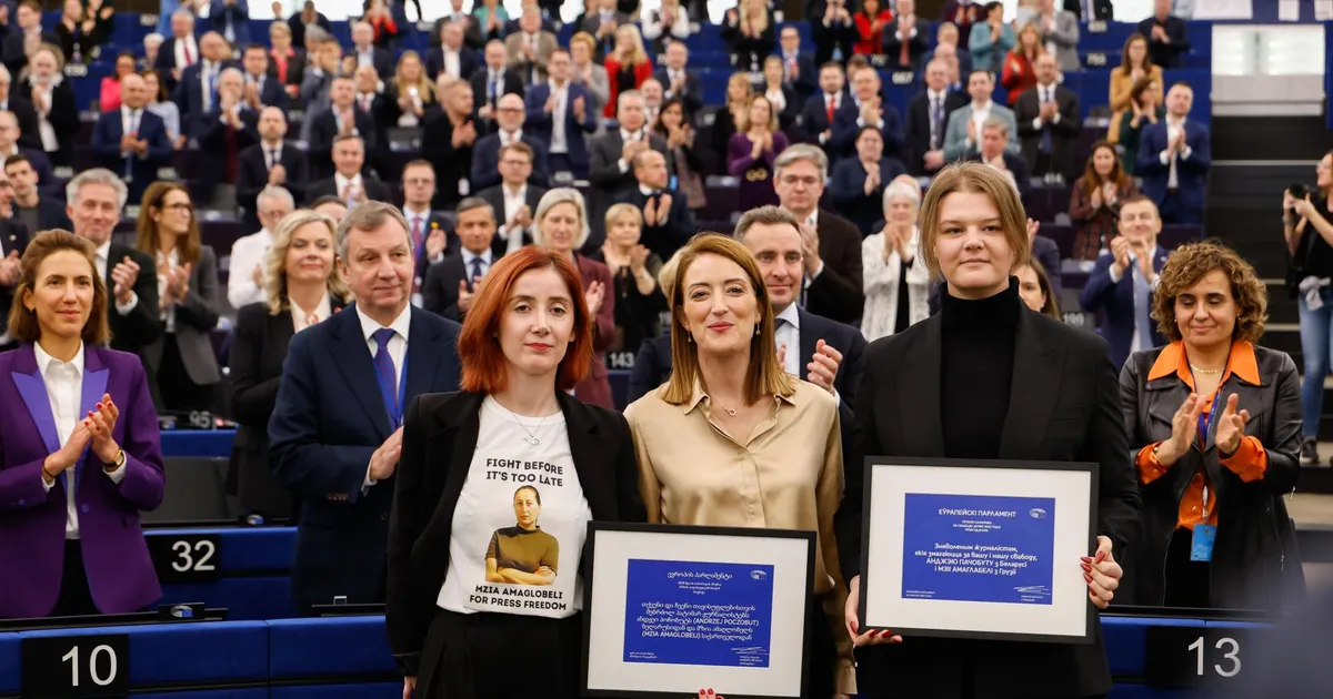 POSTIMEES STRASBOURGIS ⟩ Vangi pistetud Valgevene ja Gruusia ajakirjanikele anti hääl viivuks tagasi