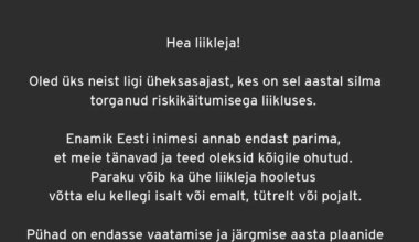 Musta jõulukaardi edetabeli pani kinni 76-aastane saarlane - Saarte Hääl