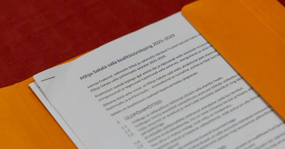 PRIIT TOOBAL ⟩ Ambitsiooni ja konkreetsete tegevusteta koalitsioonileping