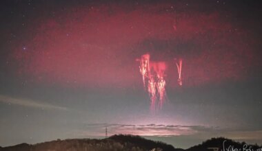 VAPUSTAV KAADER ⟩ Fotograaf püüdis ühele pildile kaks üliharuldast atmosfäärinähtust