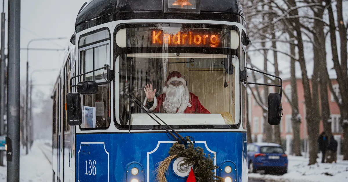 Pühade ajal sõidavad Tallinnas taas jõulutrammid