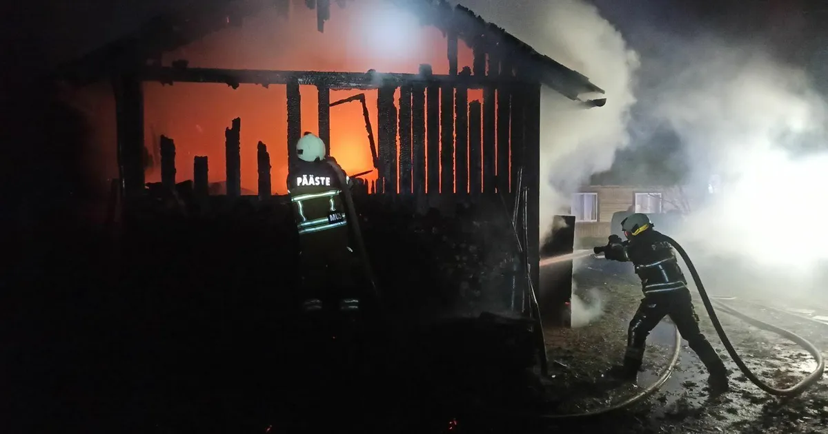 Puukuuri põlengu puhul kahtlustatakse süütamist