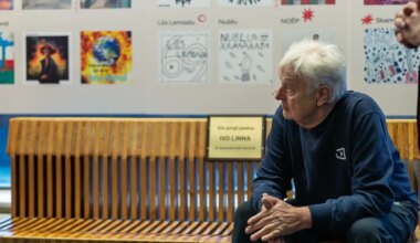 Virtsu sadamahoones avati vinüülplaatide kujunduste näitus