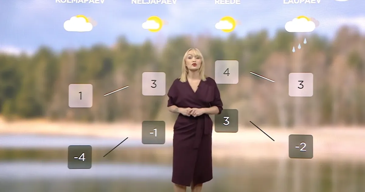 LÕBUS KLIPP ⟩ «Aktuaalse kaamera» ilmateadustaja tegi otse-eetris lõbusa žesti – video on saanud internetis ülipopulaarseks