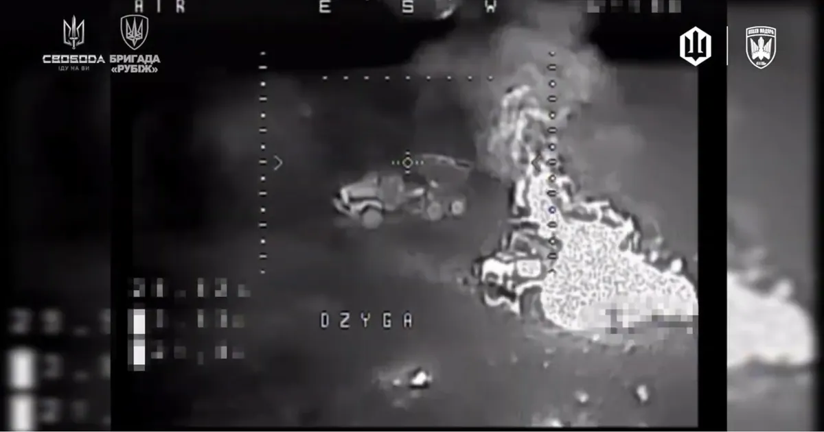 Ukraina droonid hävitasid kaks rakettidega laetud Grad-süsteemi