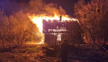 VIDEO ⟩ Viljandi vallas põles lausleekides elumaja