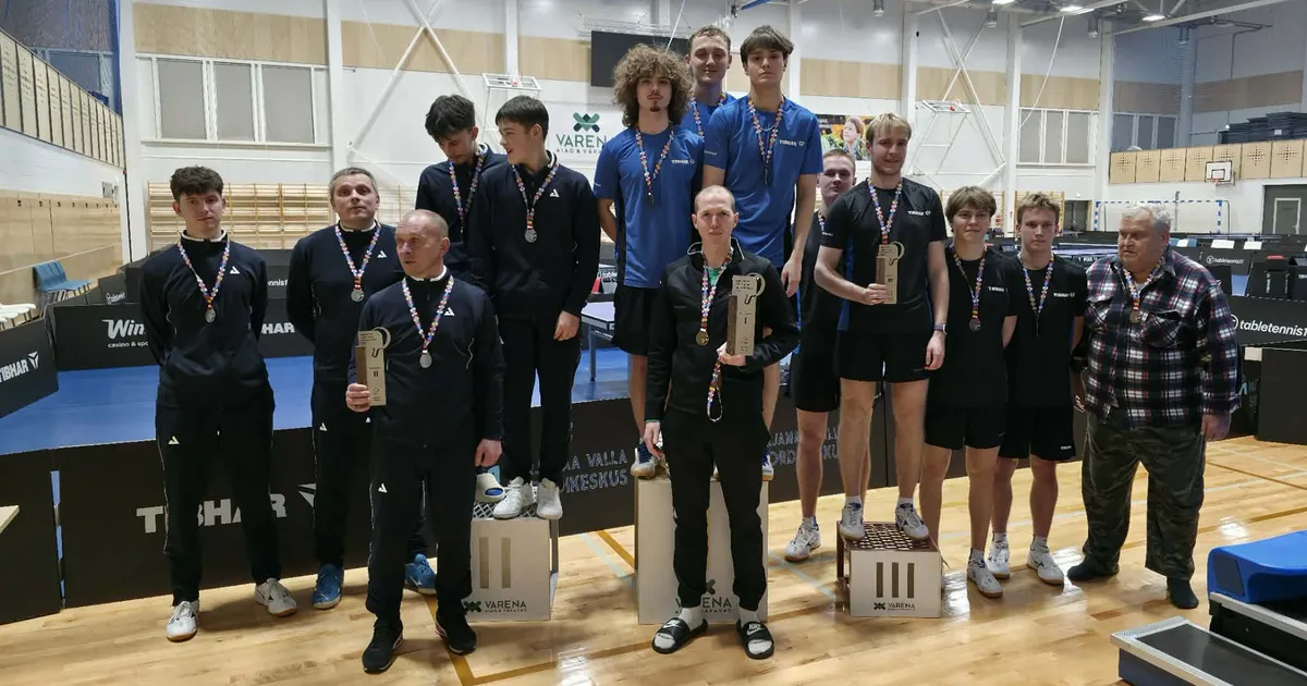 Eesti lauatennisekoondised võitsid Balti võistkondlikul turniiril neli poodiumikohta
