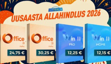 eluaegsed Office 2021 ja Windows 11 pakkumised alates 12.25 €!