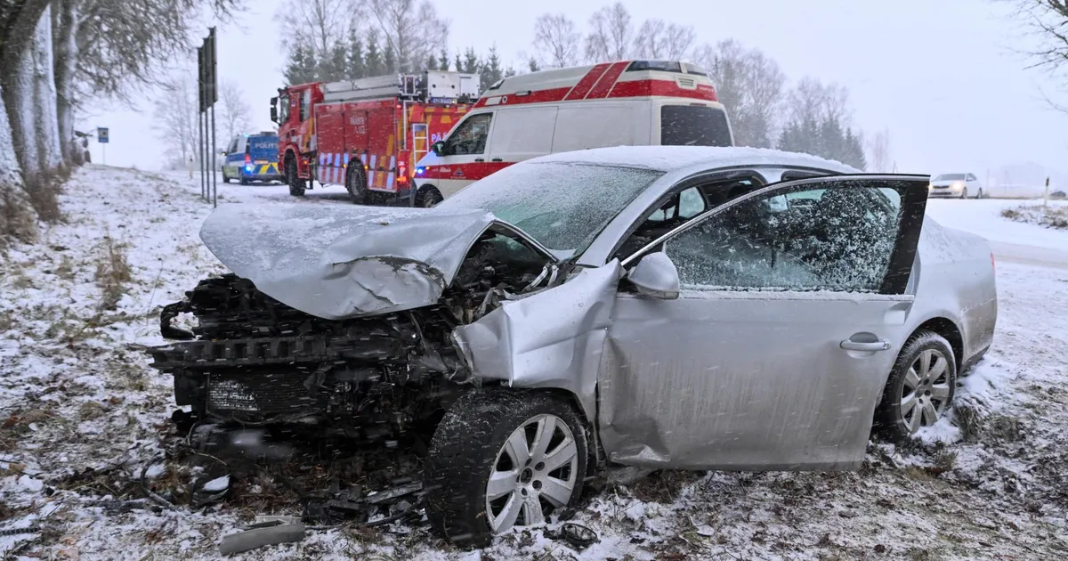 Viljandi vallas sõitis auto vastu puud - Sakala