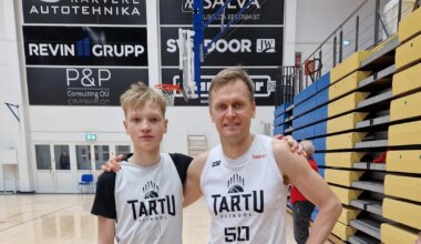 Isade ja poegade korvpalliturniir tähendas nii mõnelegi isale katsumust