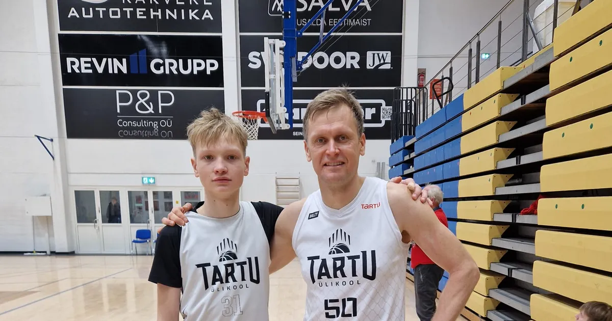 Isade ja poegade korvpalliturniir tähendas nii mõnelegi isale katsumust