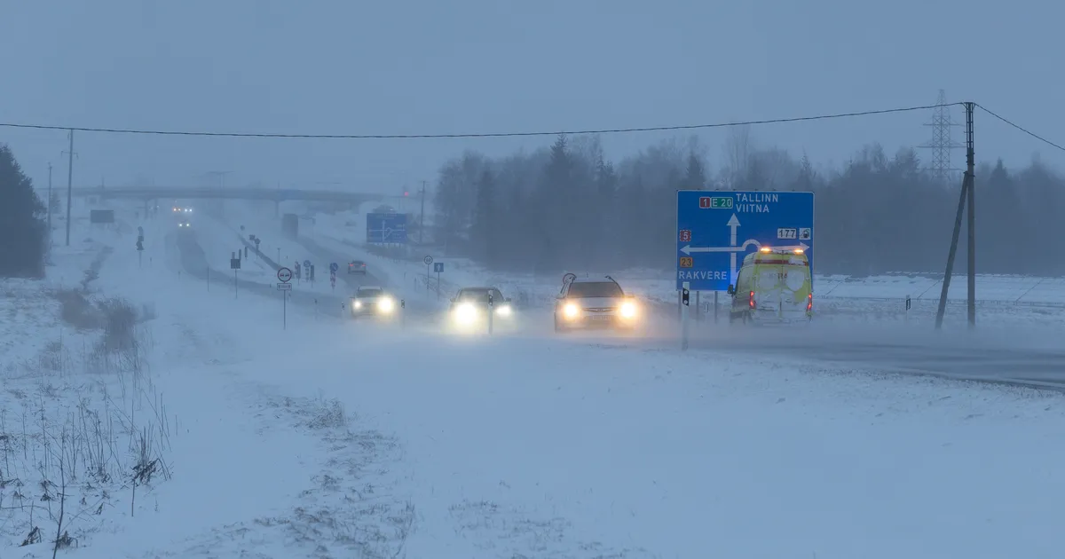 LUMEKAART ⟩ Kesk-Eesti ja Lääne-Virumaa on lumme mattunud - Postimees