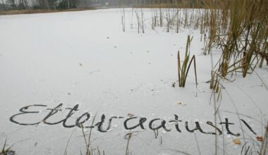 Nõrgale jääle ei tohi minna