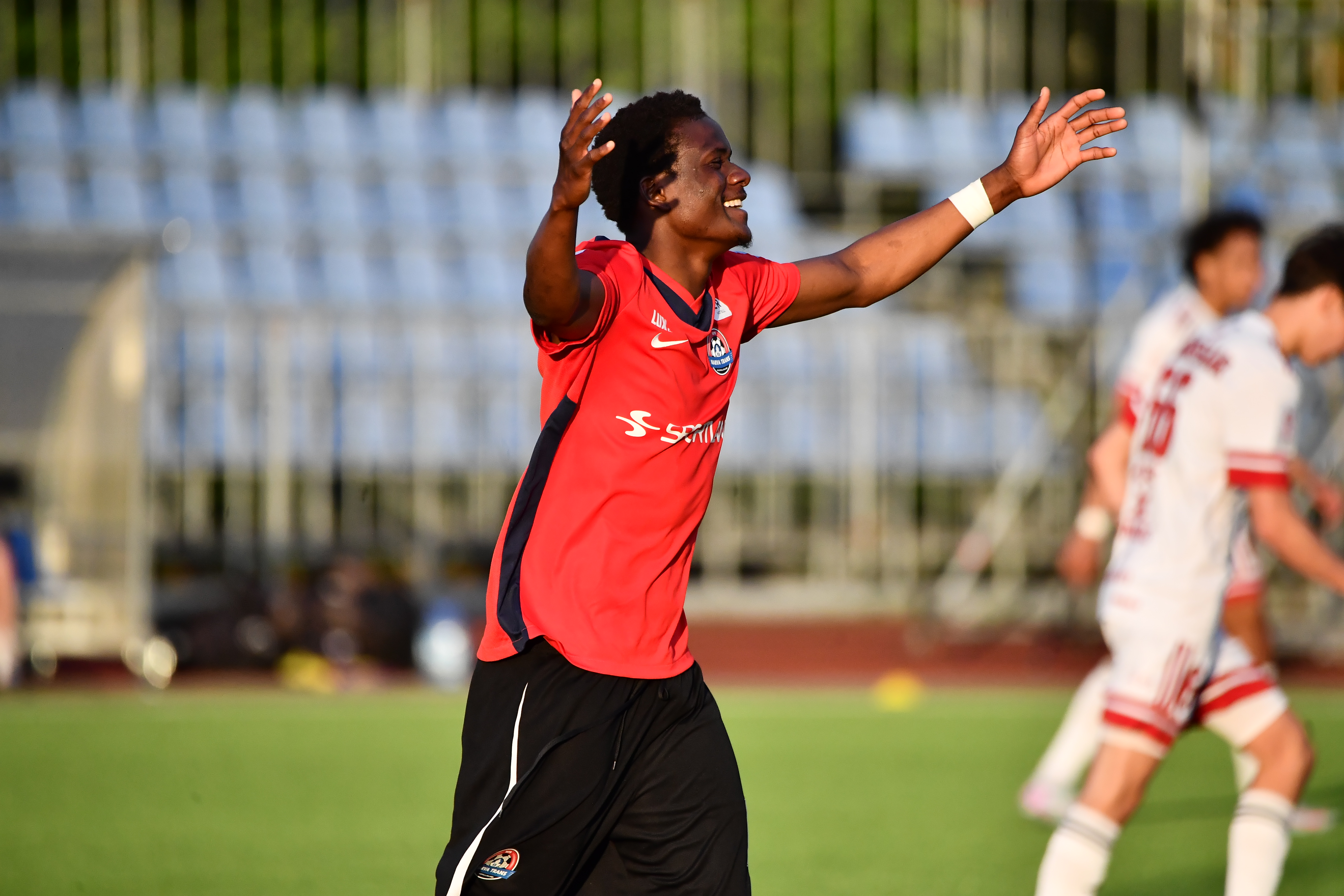 Endine Narva Transi ründaja Pierre Landry Kabore. Foto: 