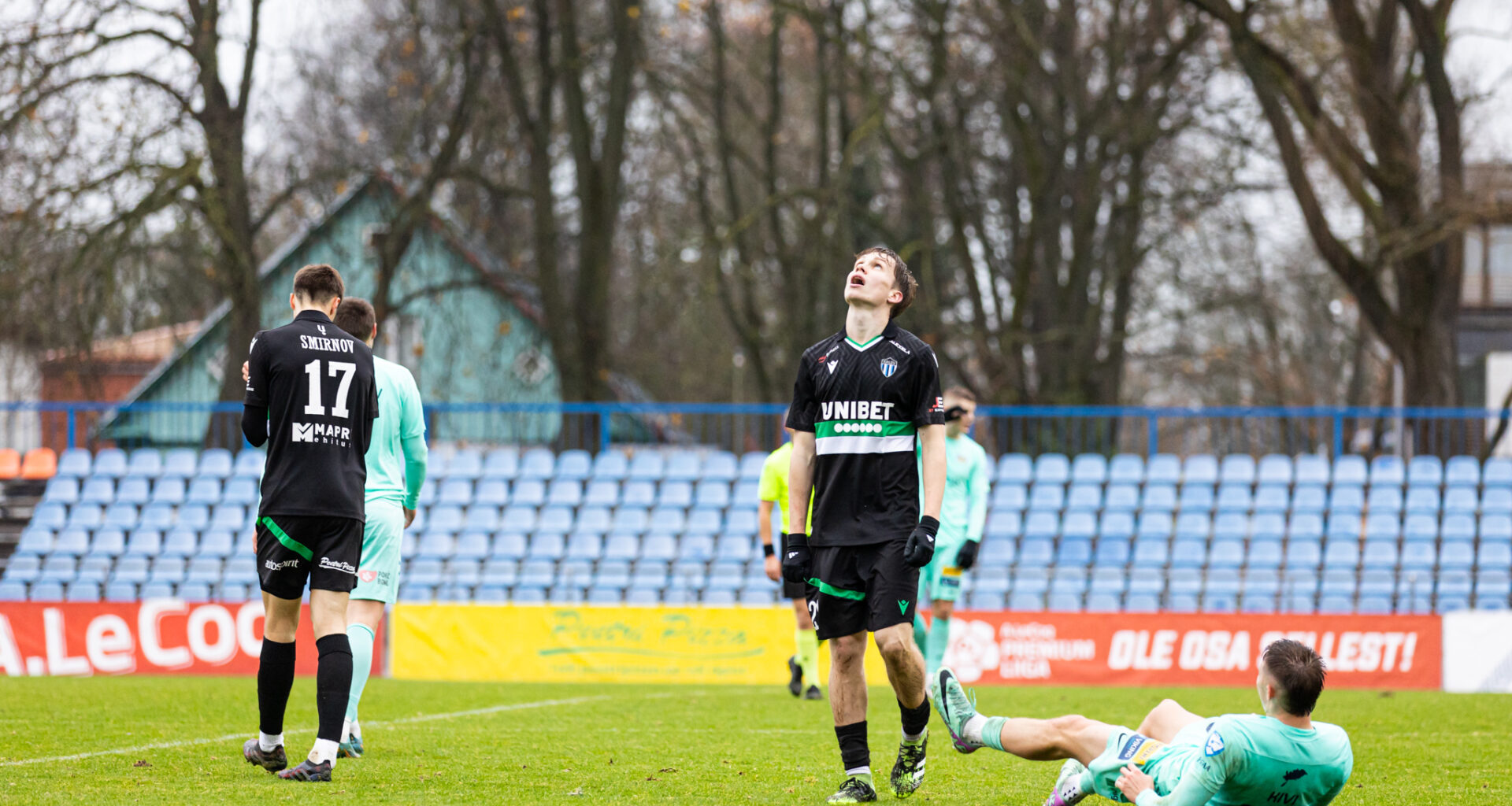 Kalevi poolkaitsja näitas oma oskuseid Serie C klubile