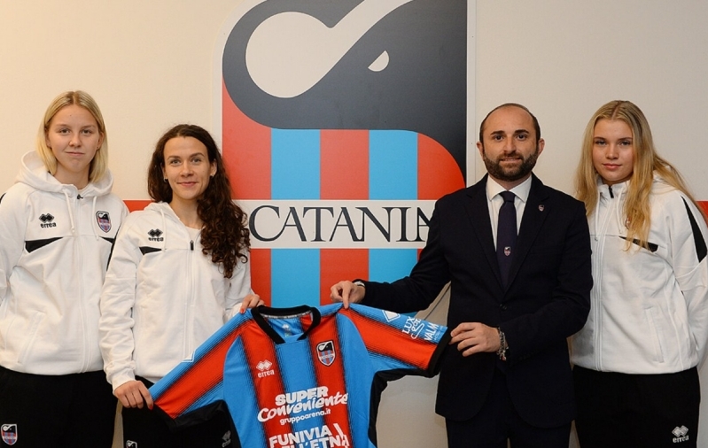 Eesti kolmik Itaalias. Foto: Catania FC